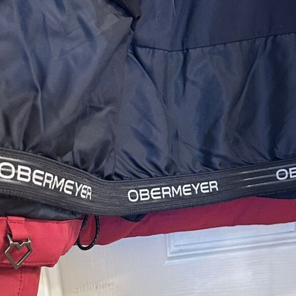Obermeyer Womens Tuscany II Jacket Fur Trimmed Zip Up Size 8 Pockets Ski Snow - Picture 11 of 16